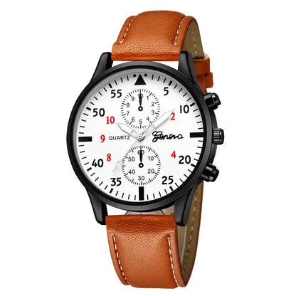 2PCS/Set Men Business Watches Fashion