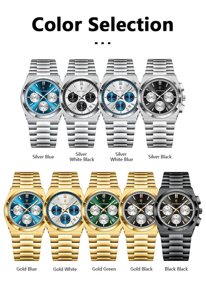 POEDAGAR Luxury Quartz Watch Sport