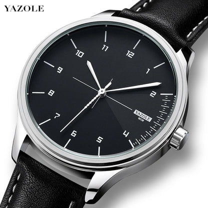 Top Brand NEW Mens Watch Leather