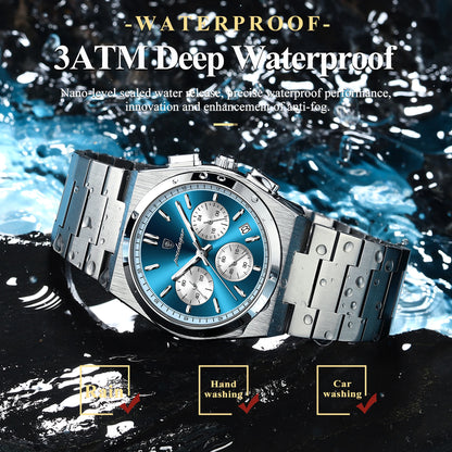 POEDAGAR Luxury Quartz Watch Sport