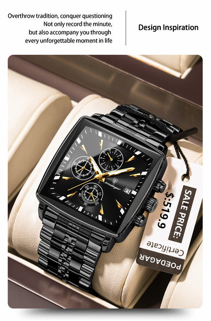 POEDAGAR Business Men Clock