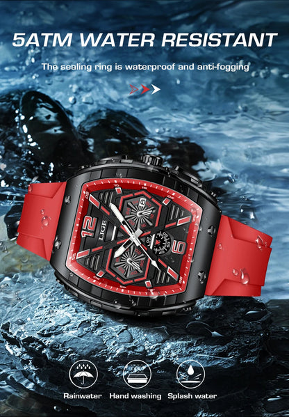 Relogio Masculino LIGE Men Watch Luxury