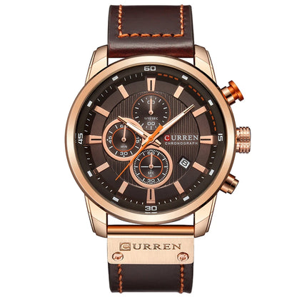 Luxury Chronograph Quartz Watch Men Sports