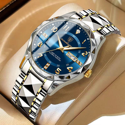 POEDAGAR Luxury Men Quartz Watch
