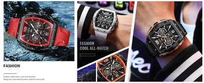 Relogio Masculino LIGE Men Watch Luxury