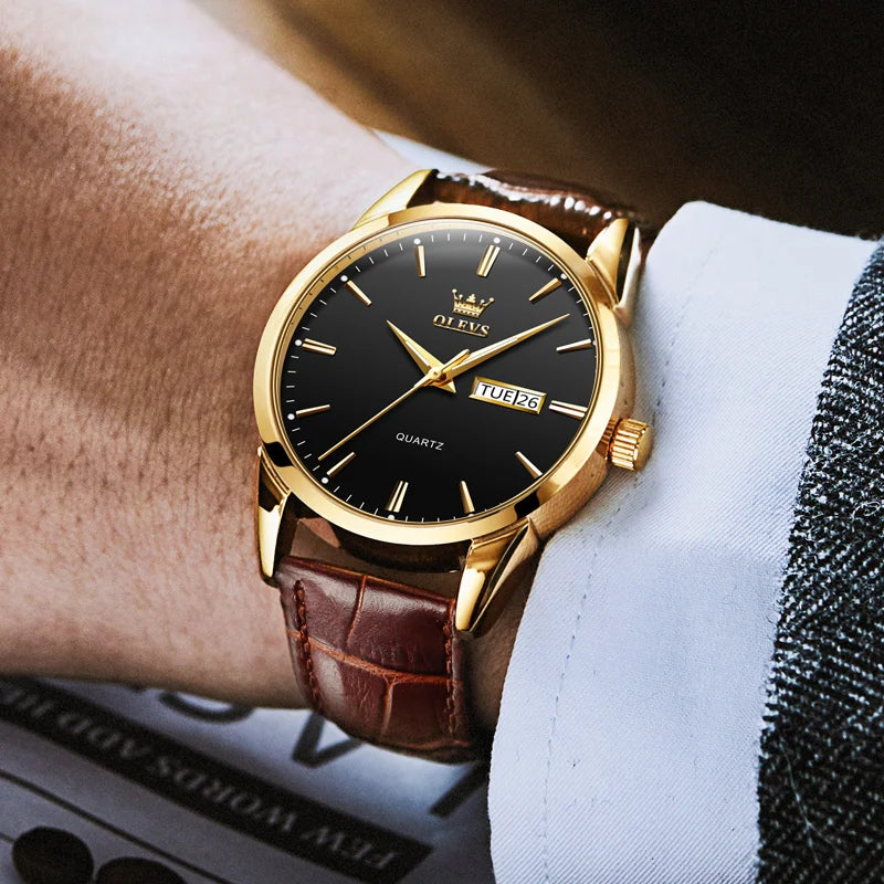 OLEVS Top Brand Men Classic Quartz