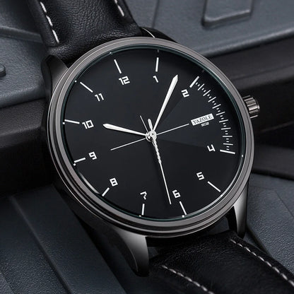 Top Brand NEW Mens Watch Leather