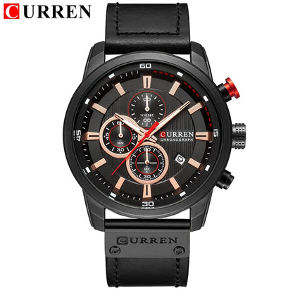 Luxury Chronograph Quartz Watch Men Sports