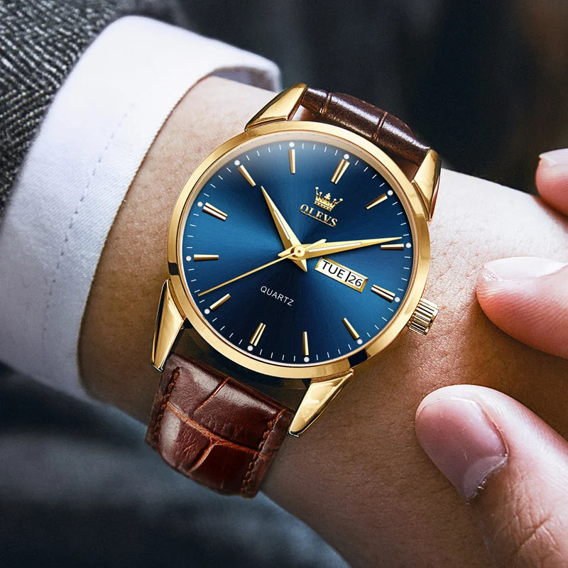 OLEVS Top Brand Men Classic Quartz