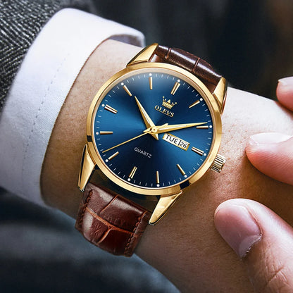OLEVS Top Brand Men Classic Quartz