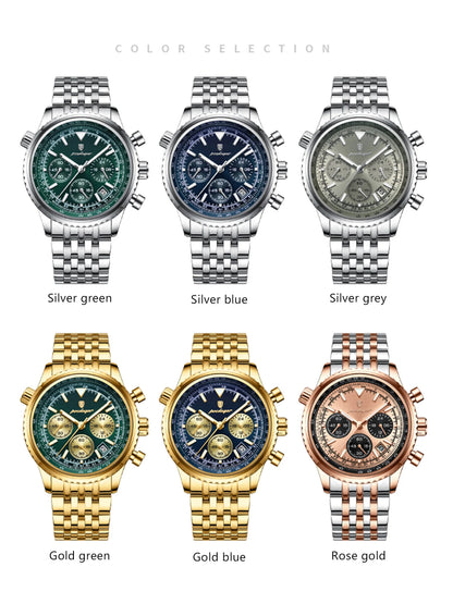 POEDAGAR Luxury Military Watch Waterproof