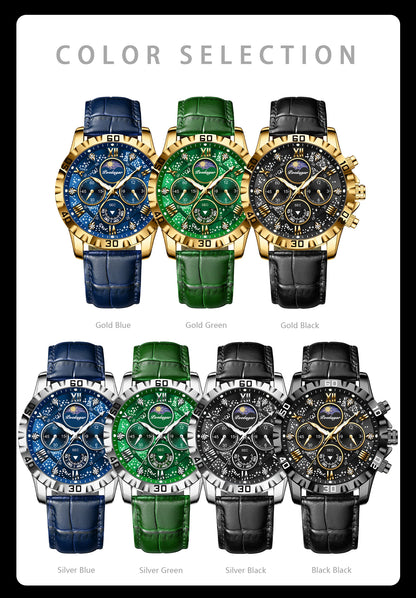 POEDAGAR Luxury Waterproof Watch