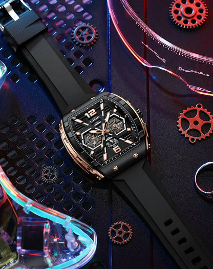 Relogio Masculino LIGE Men Watch Luxury