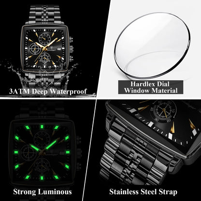 POEDAGAR Business Men Clock